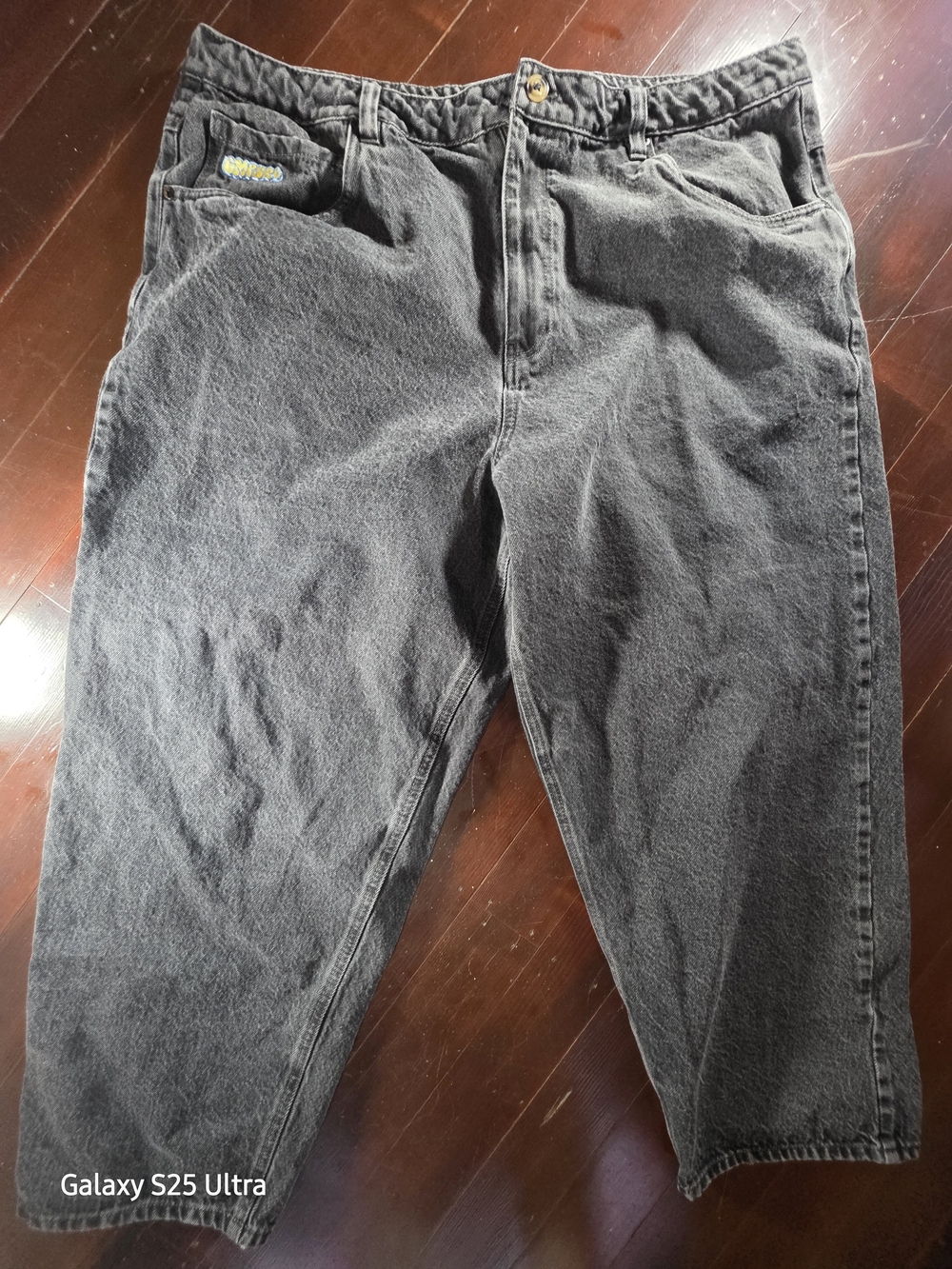 EMPYRE RELAX WASHED BLACK JEANS  SIZE 40 100% COTTON